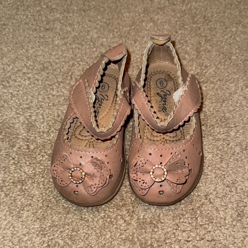 Girls' Blush Pink Mary Jane Shoes